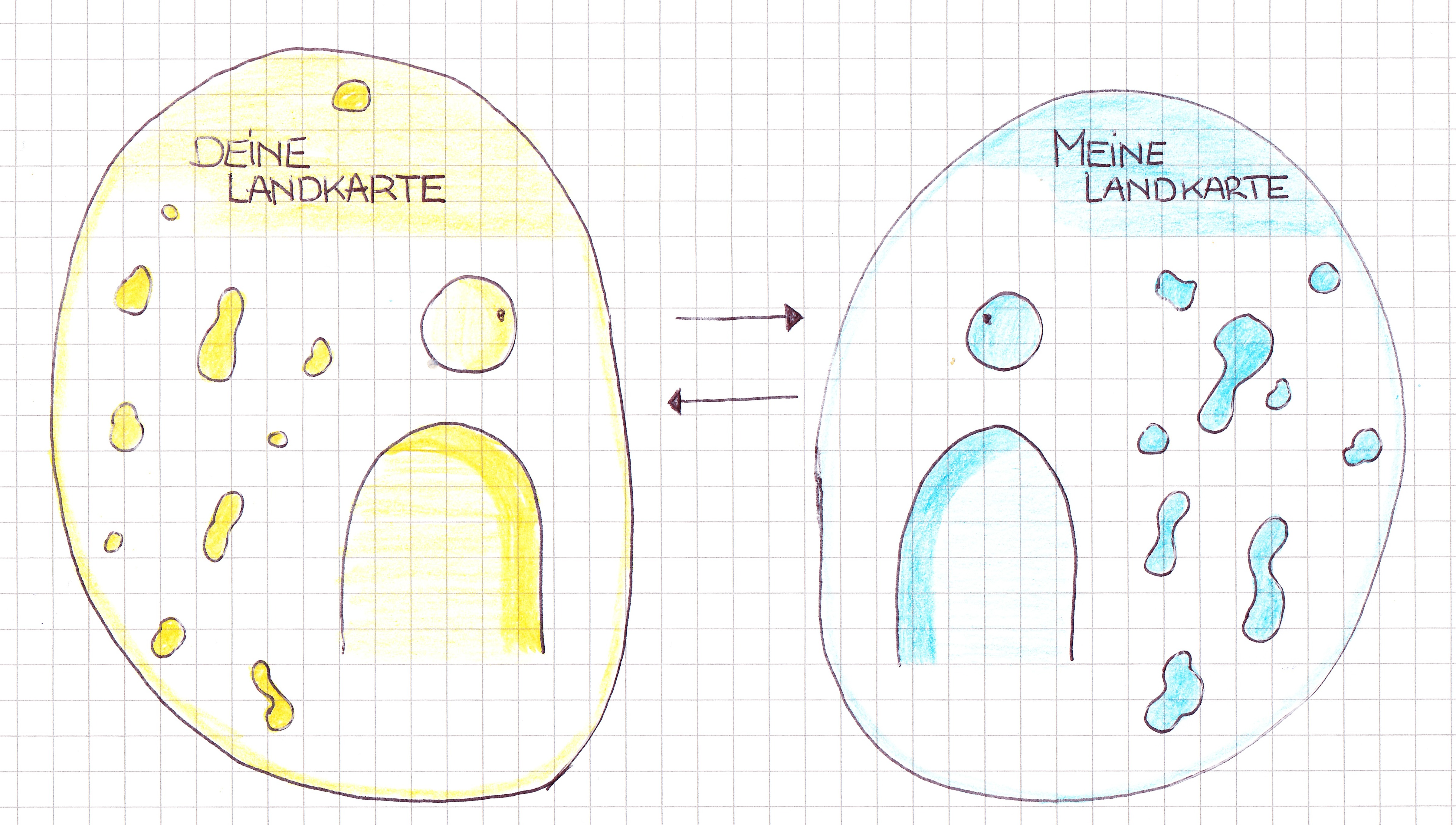 meine und deine Landkarte